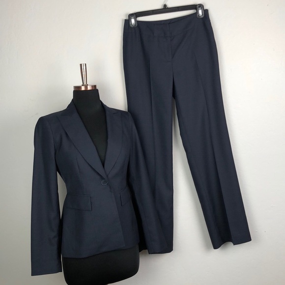 Nine West Jackets & Blazers - Nine West 2Pc Petite Pant Navy Blue Suit
